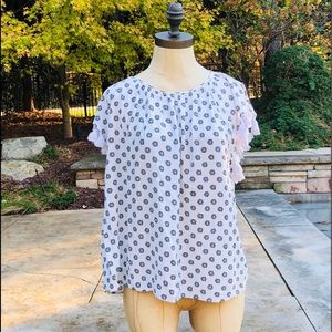 1. State Fringe Sleeve Top